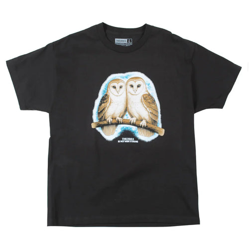 Theories Owls Are Not What They Seem Tee Shirt Black