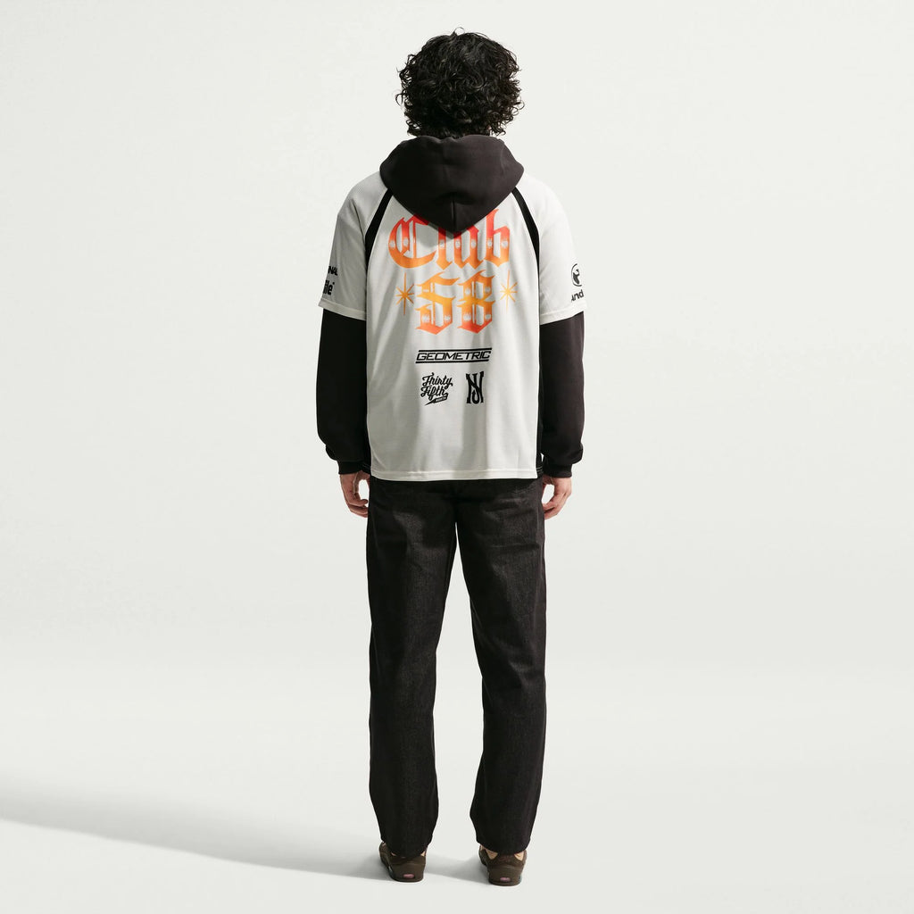 Nike SB Club 58 Skate Jersey Sail Black