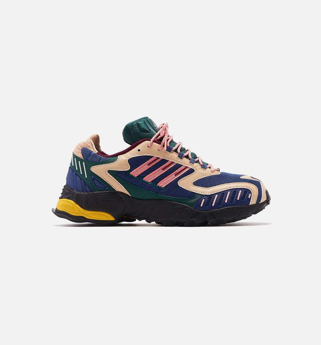 Torsion Trdc Mens Running Shoe Navy Green Pink Yellow