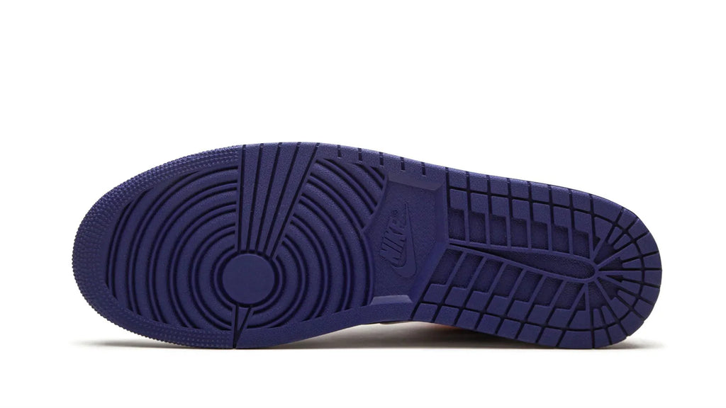 Air Jordan 1 Mid Royal Blue Laser Orange