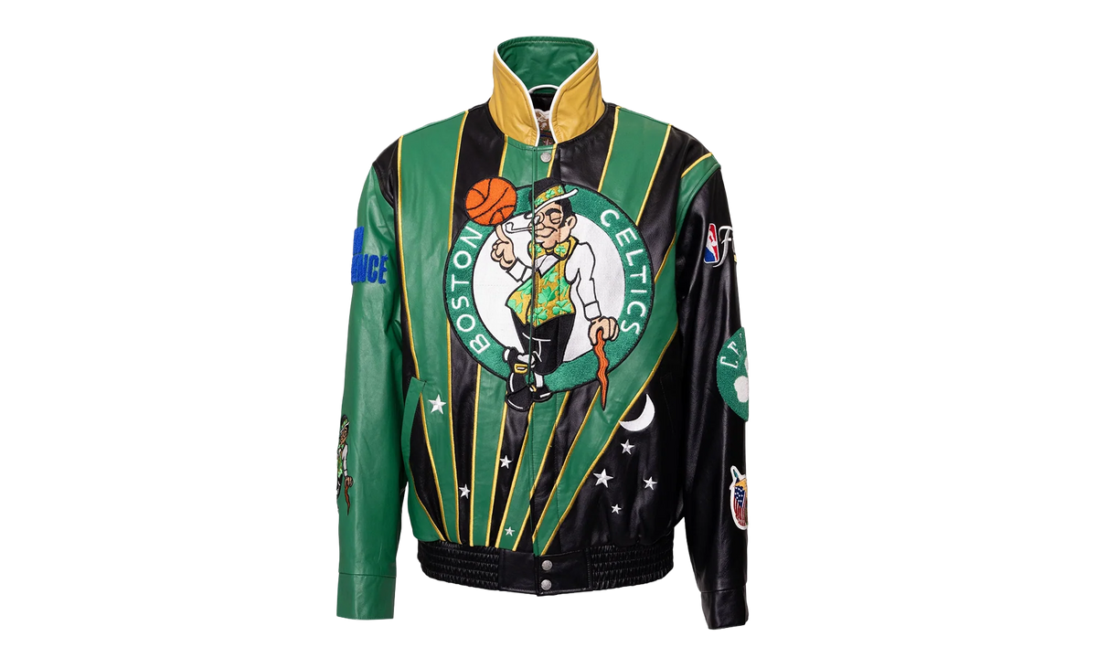 Skyline Full Leather Championship Jacket "2024 NBA Champion Boston Celtics" NBA 021 CEL