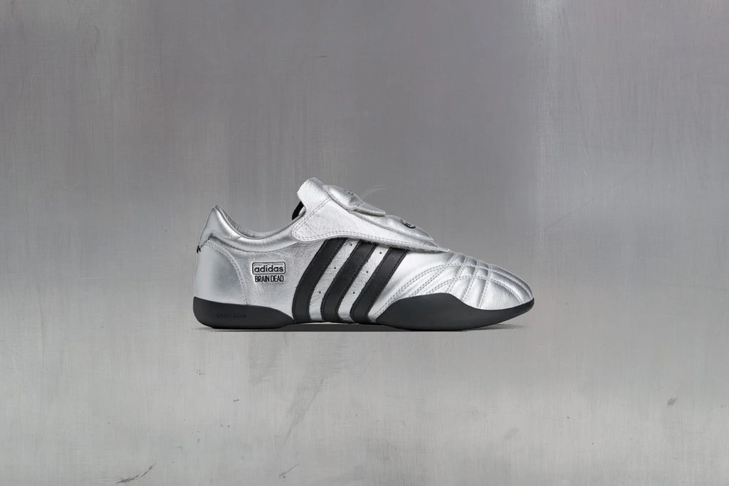 adidas Originals x Brain Dead Techwondo Silver Metallic Core Black Cloud White