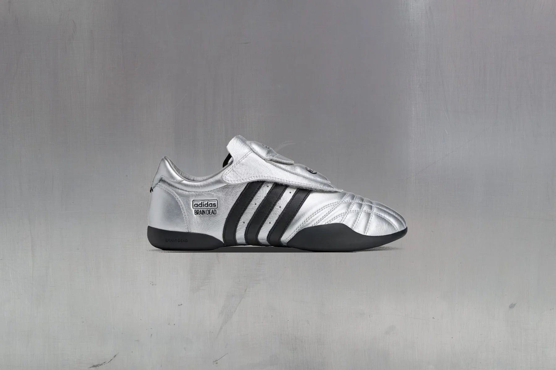 adidas Originals x Brain Dead Techwondo Silver Metallic Core Black Cloud White