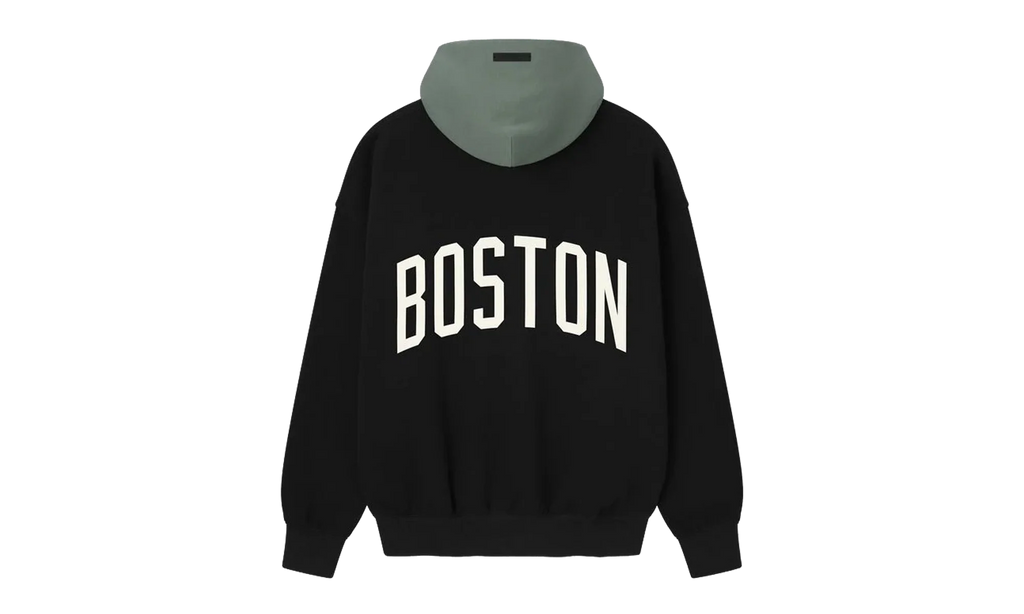 CELTICS SPORTS FIT HOODIE "BLACK / BALSAM GREEN" 192NB256407F