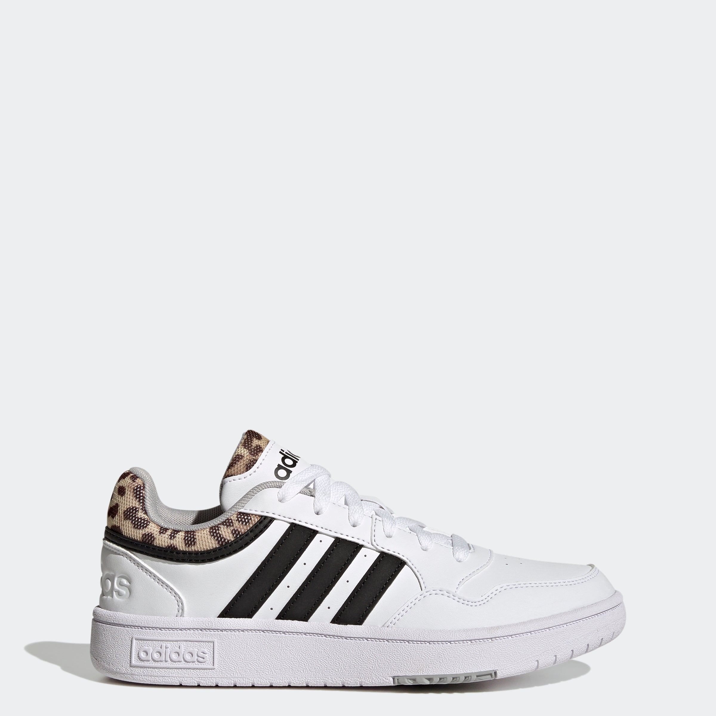Women's Hoops 3.0 Basketball Low Classic Leopard Graphic Shoes