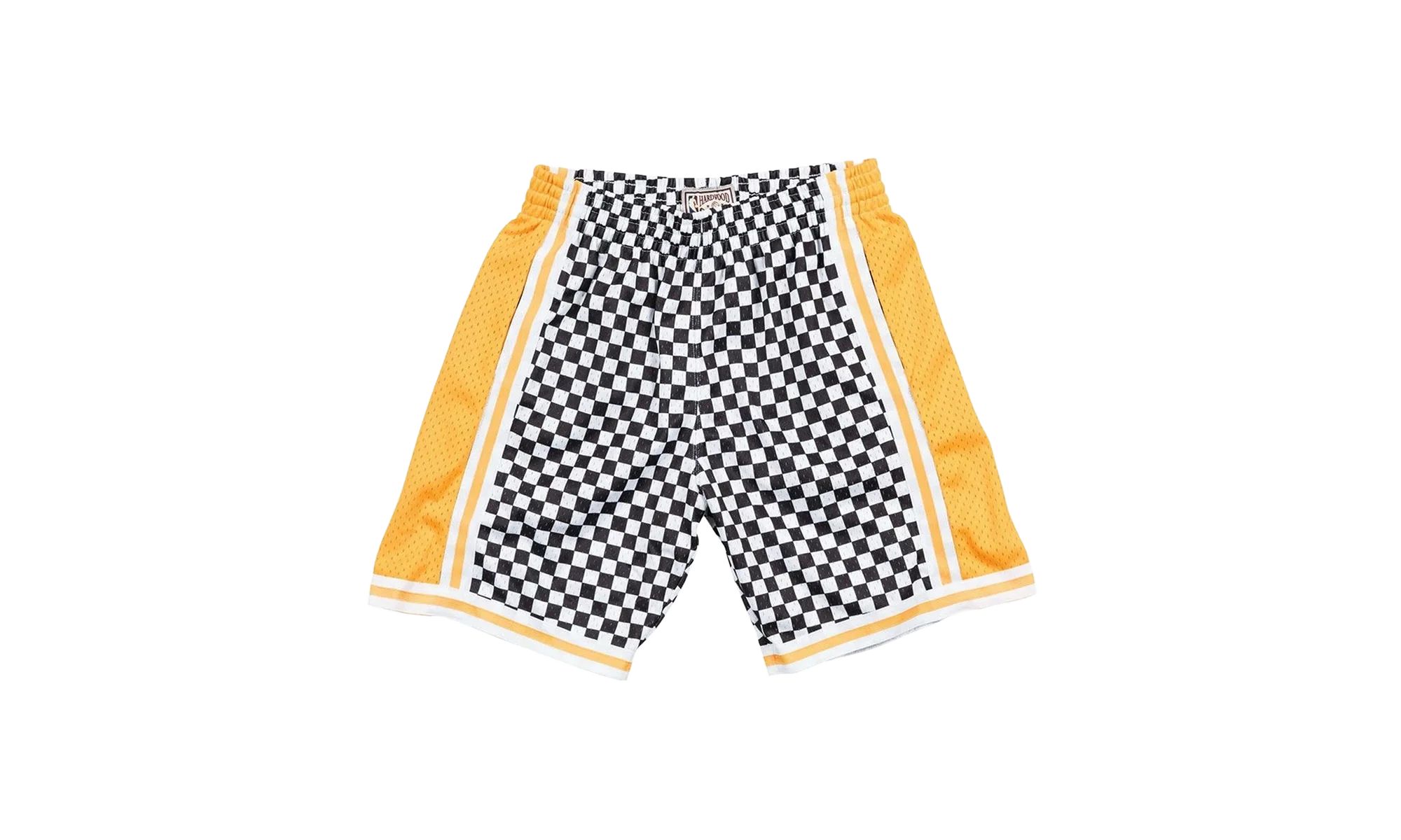 NBA Checked Swingman Shorts "Los Angeles Lakers - White" BA3A4H LAL W N06
