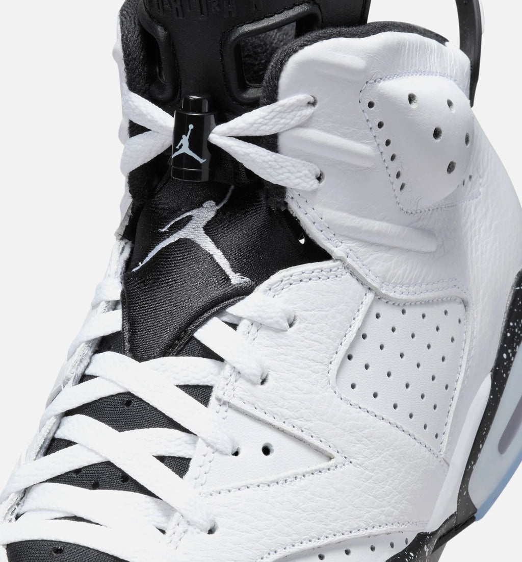 Air Jordan 6 Retro White Black Mens Lifestyle Shoe White Black
