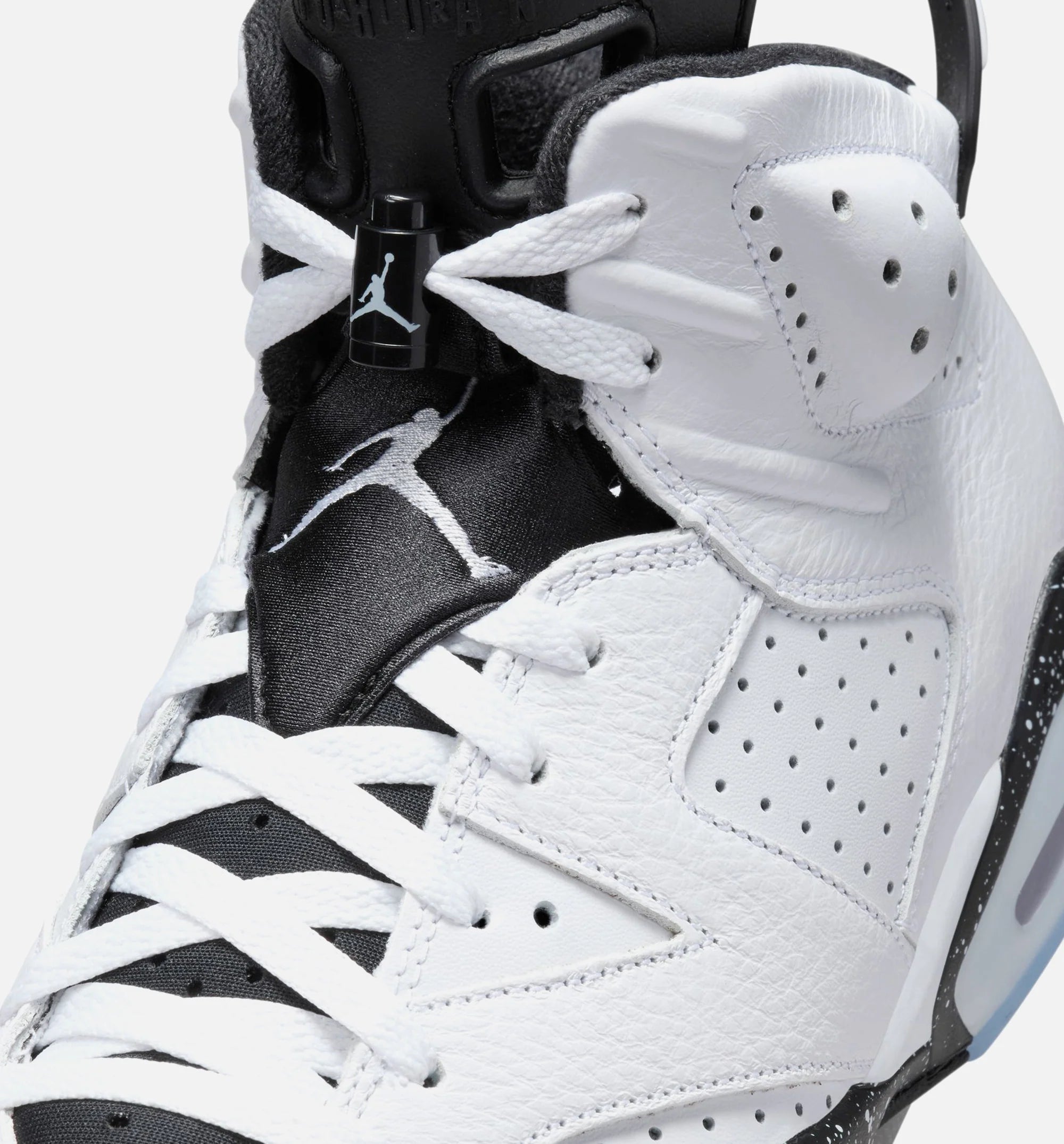 Air Jordan 6 Retro White Black Mens Lifestyle Shoe White Black