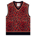 adidas Originals x Wales Bonner Knit Vest Collegiate Navy Magic Beige Better Scarlet