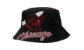 NBA Hardwood Classics Cut Up Bucket Hat "Chicago Bulls - Black" BUCKSH21322 CBUBLCK