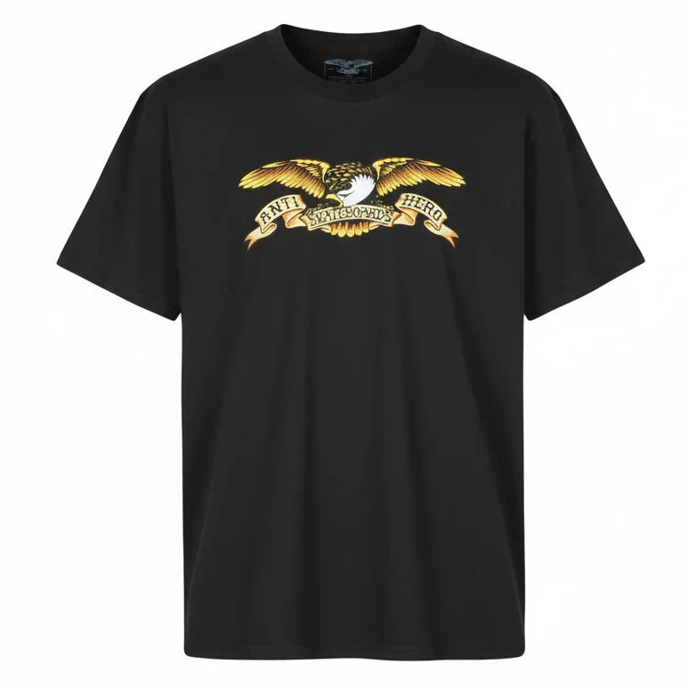 Anti Hero Eagle Black T Shirt