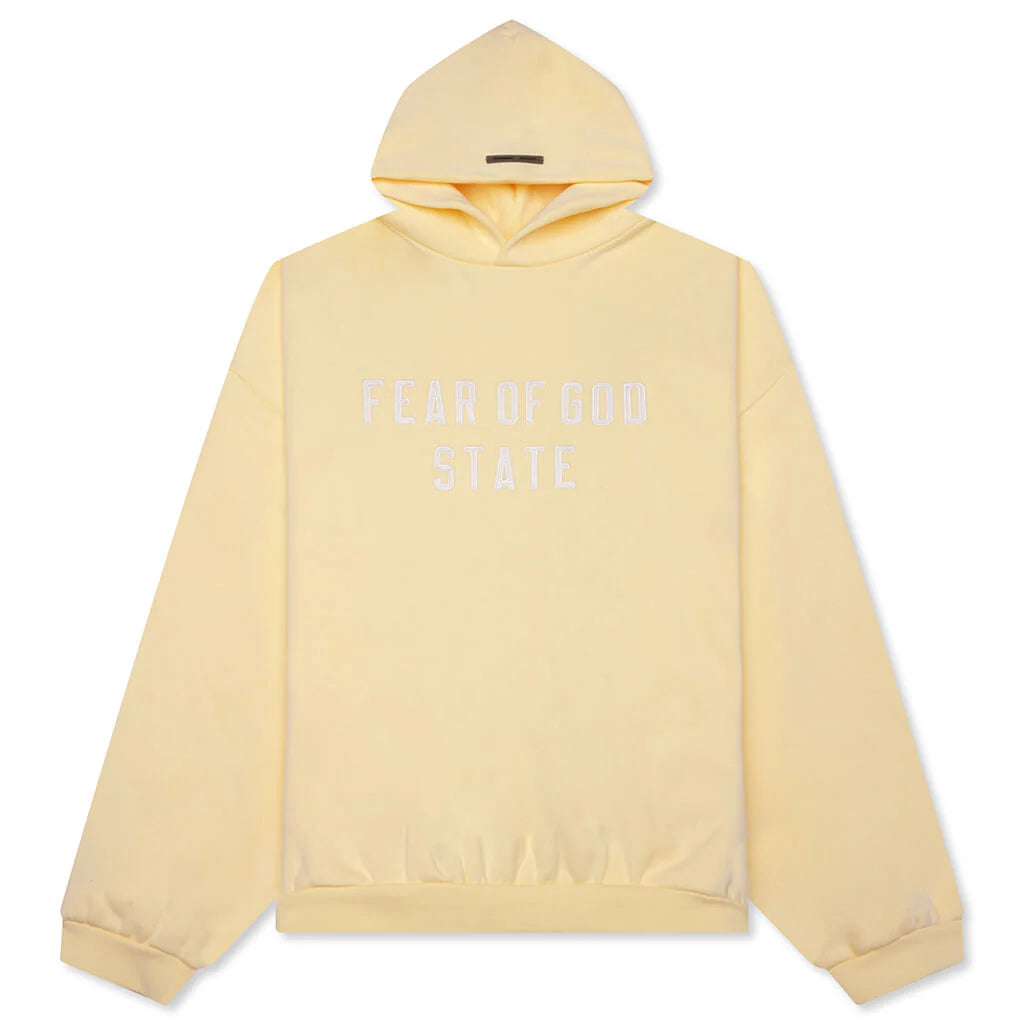 90s Fleece Hoodie Garden Yellow