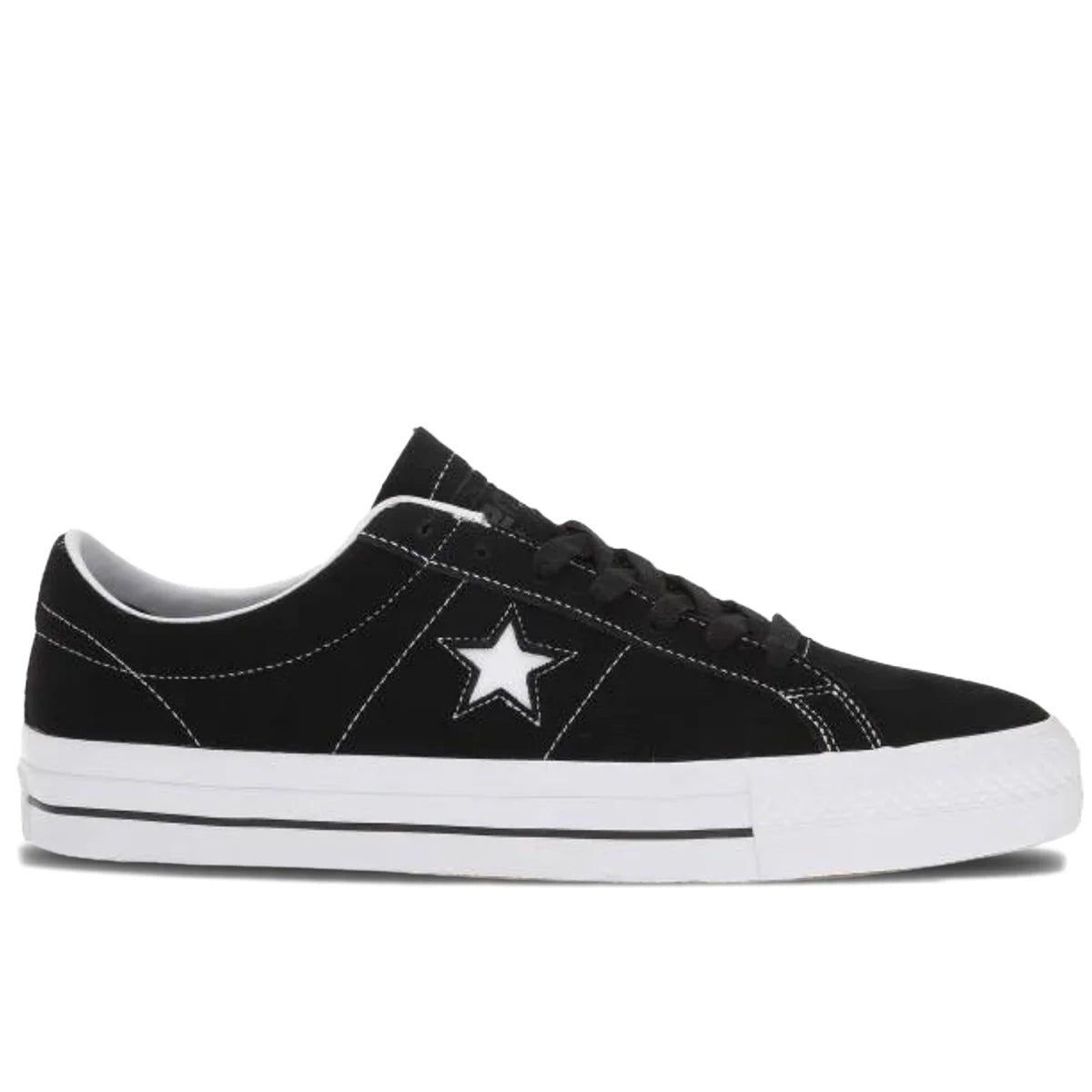 Converse Cons One Star Pro Ox Black Black White