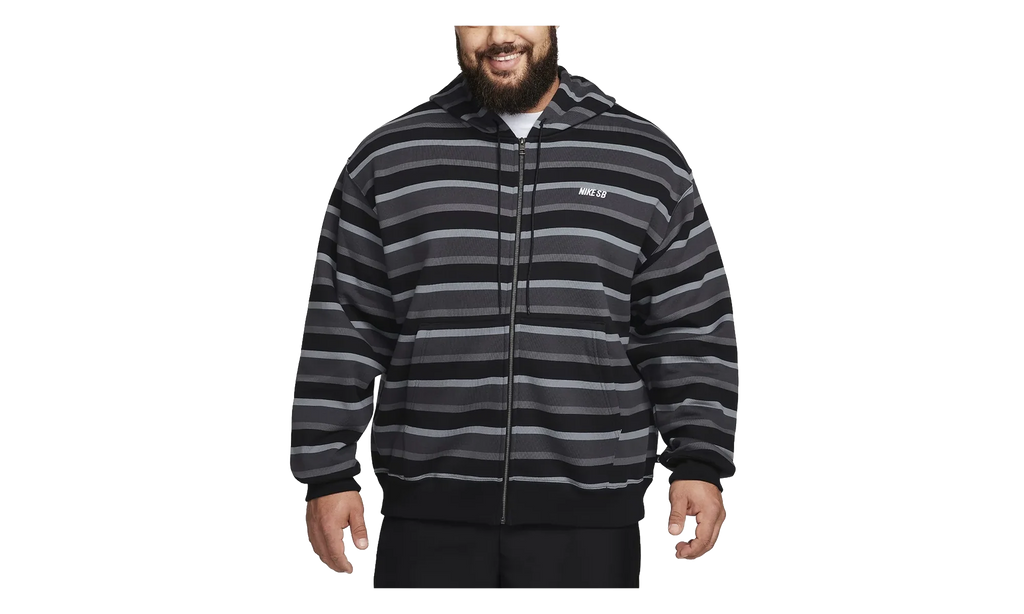 SB Full Zip Fleece Skate Hoodie "Cool Grey / Anthracite / White" FN2512 065