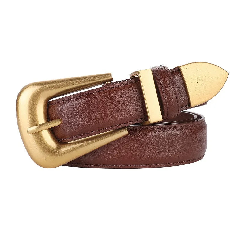 Cinto de Couro Feminino Alba