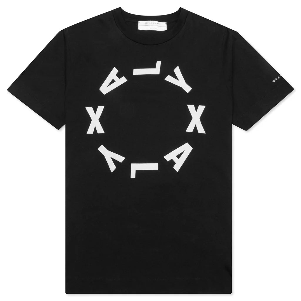 Collection Logo Graphic T Shirt Camo Black