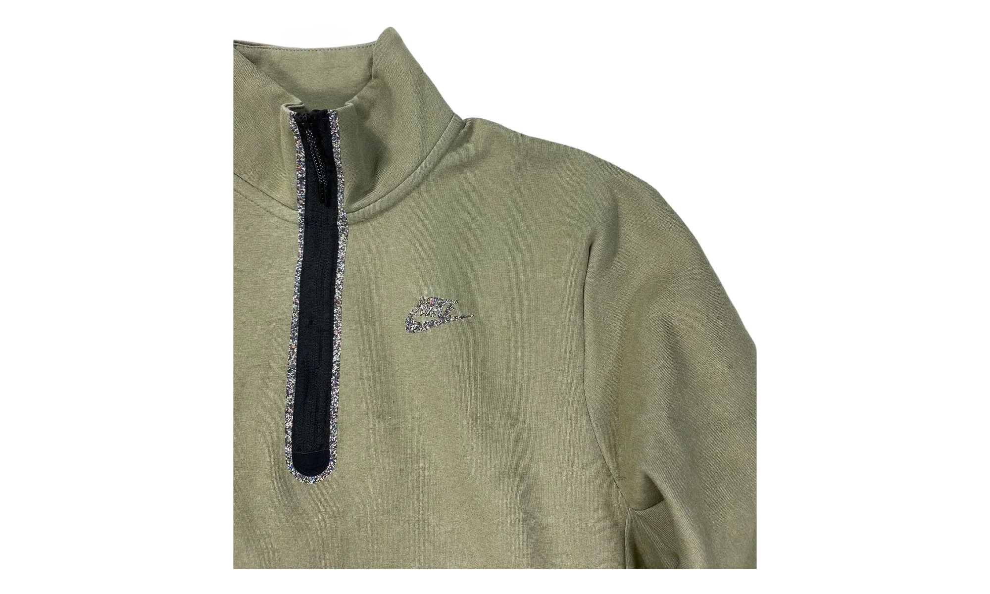 Tech Fleece Half Zip Sweatshirt "Olive" DQ4314 222
