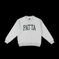 Patta Arc Logo Crewneck Sweatshirt Light Melange Grey