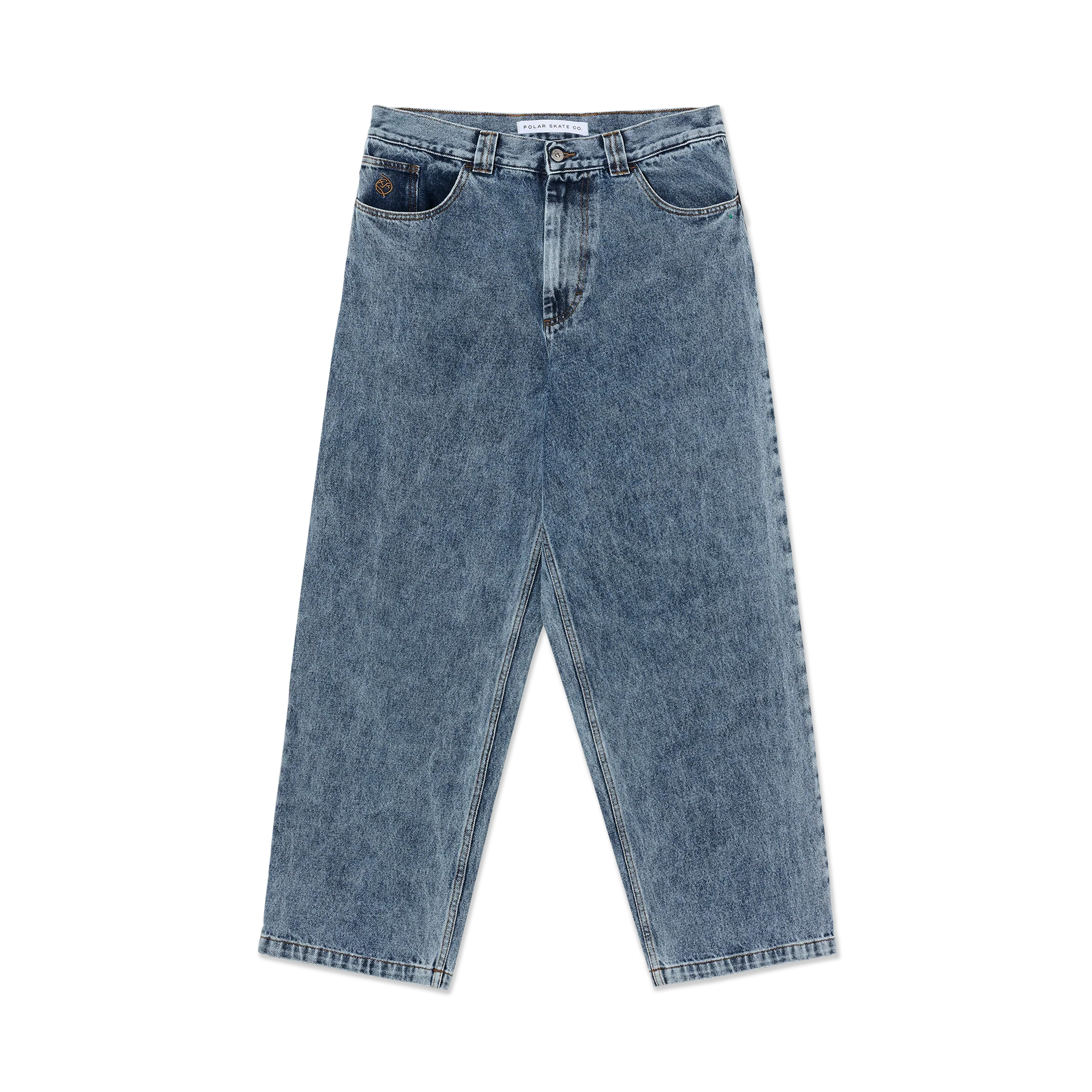 Polar Skate Co Big Boy Pants Heavy Washed Blue
