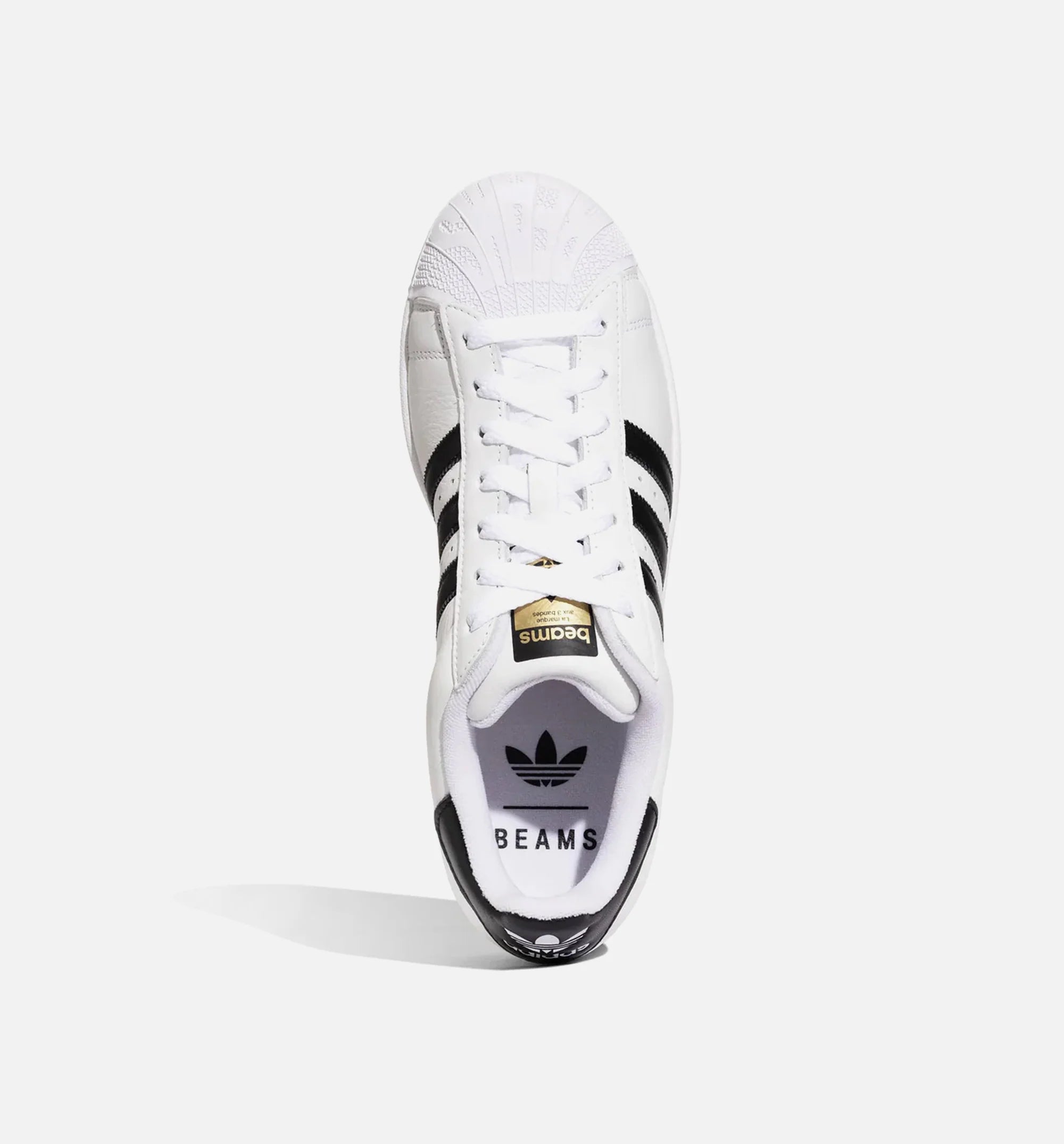 Beams x Superstar Mens Lifestyle Shoe Footwear White Core Black Gold Metallic