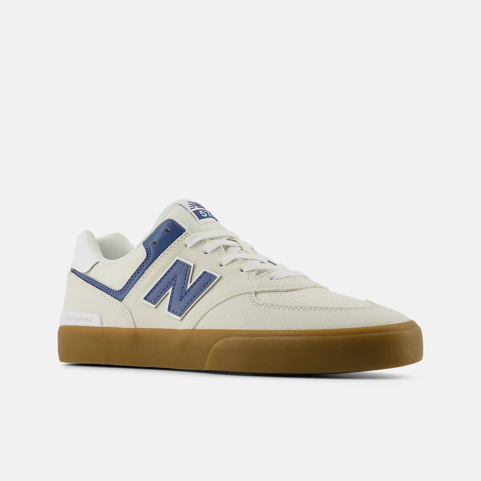New Balance Numeric 574 Vulc White Biue