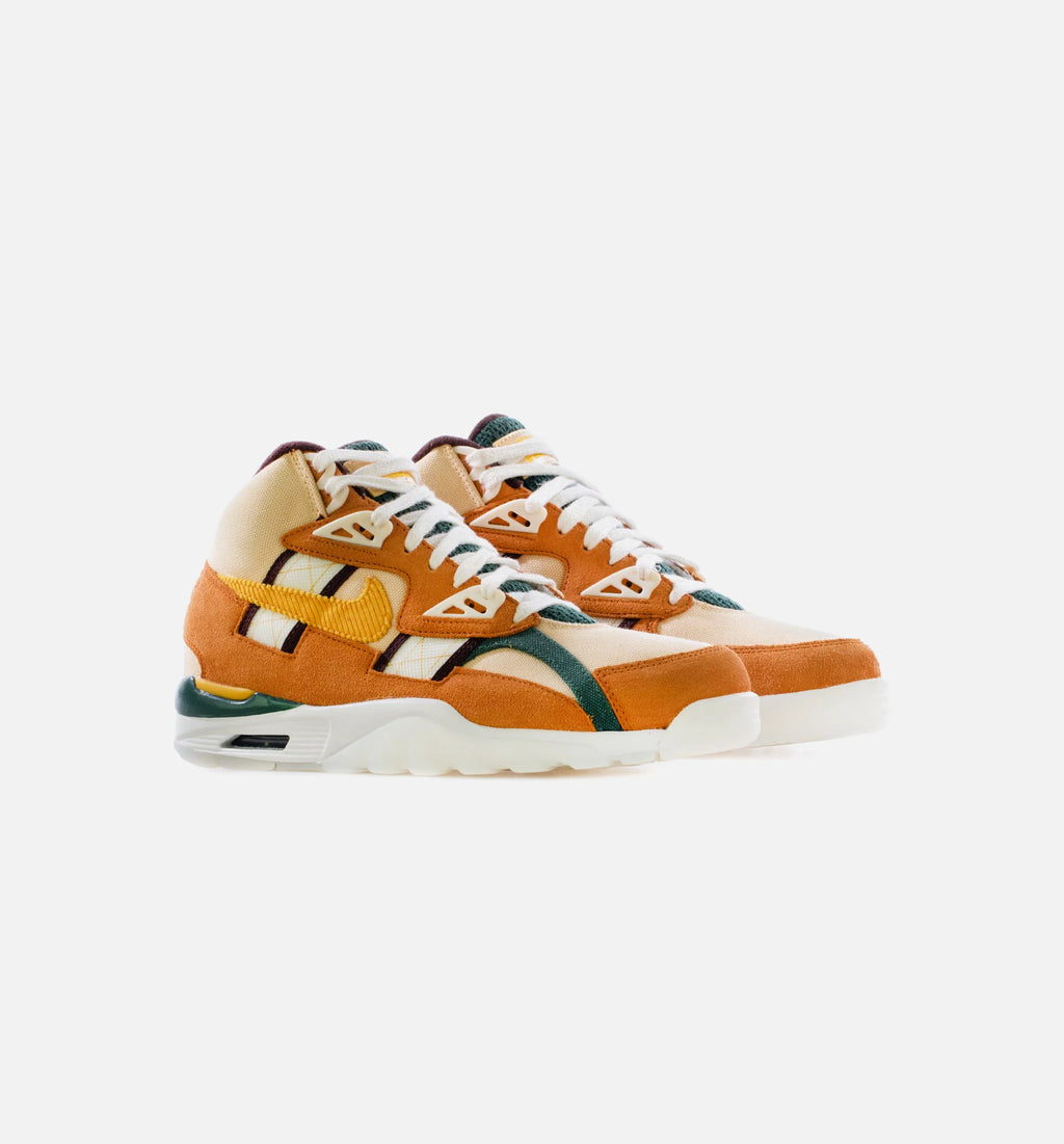 Air Trainer SC High Mens Lifestyle Shoe Tan Yellow Green