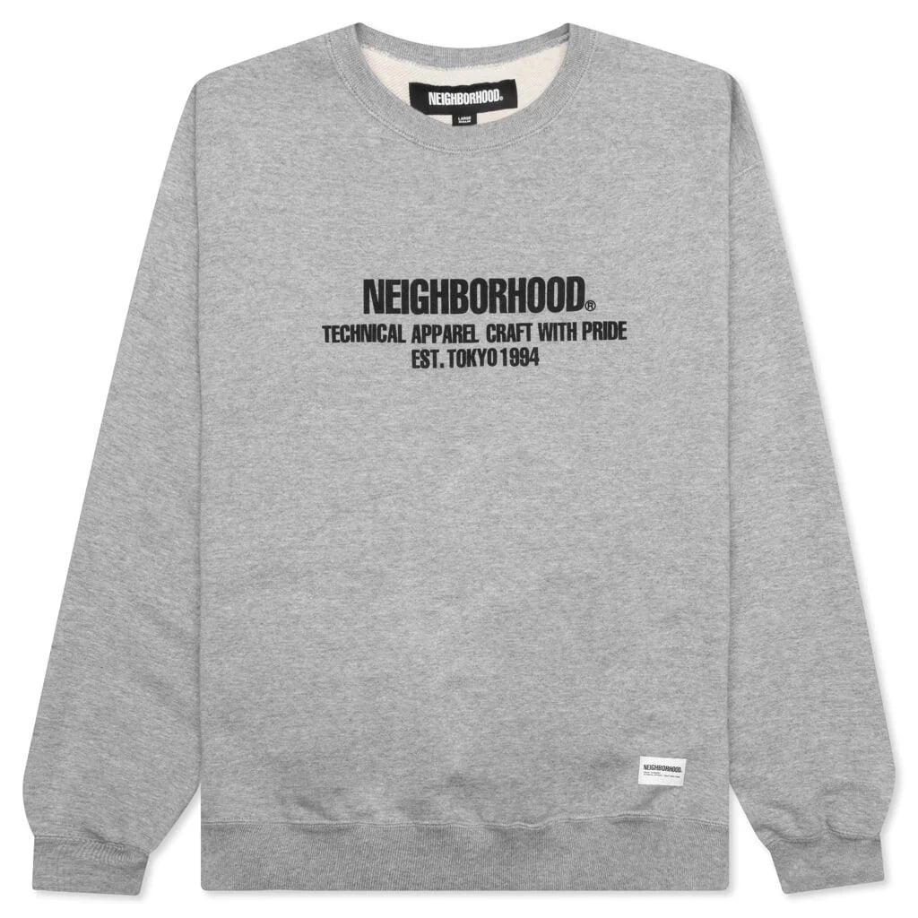 Classic Sweatshirt L S Grey