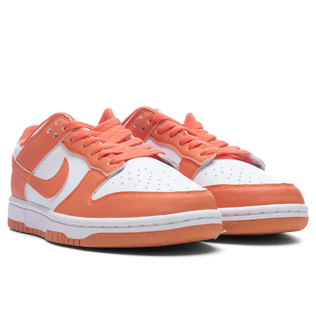 Women's Dunk Low - White/Light Wild Mango