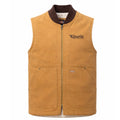 Kinetic x Dickies Embroidered Fleece Vest Brown