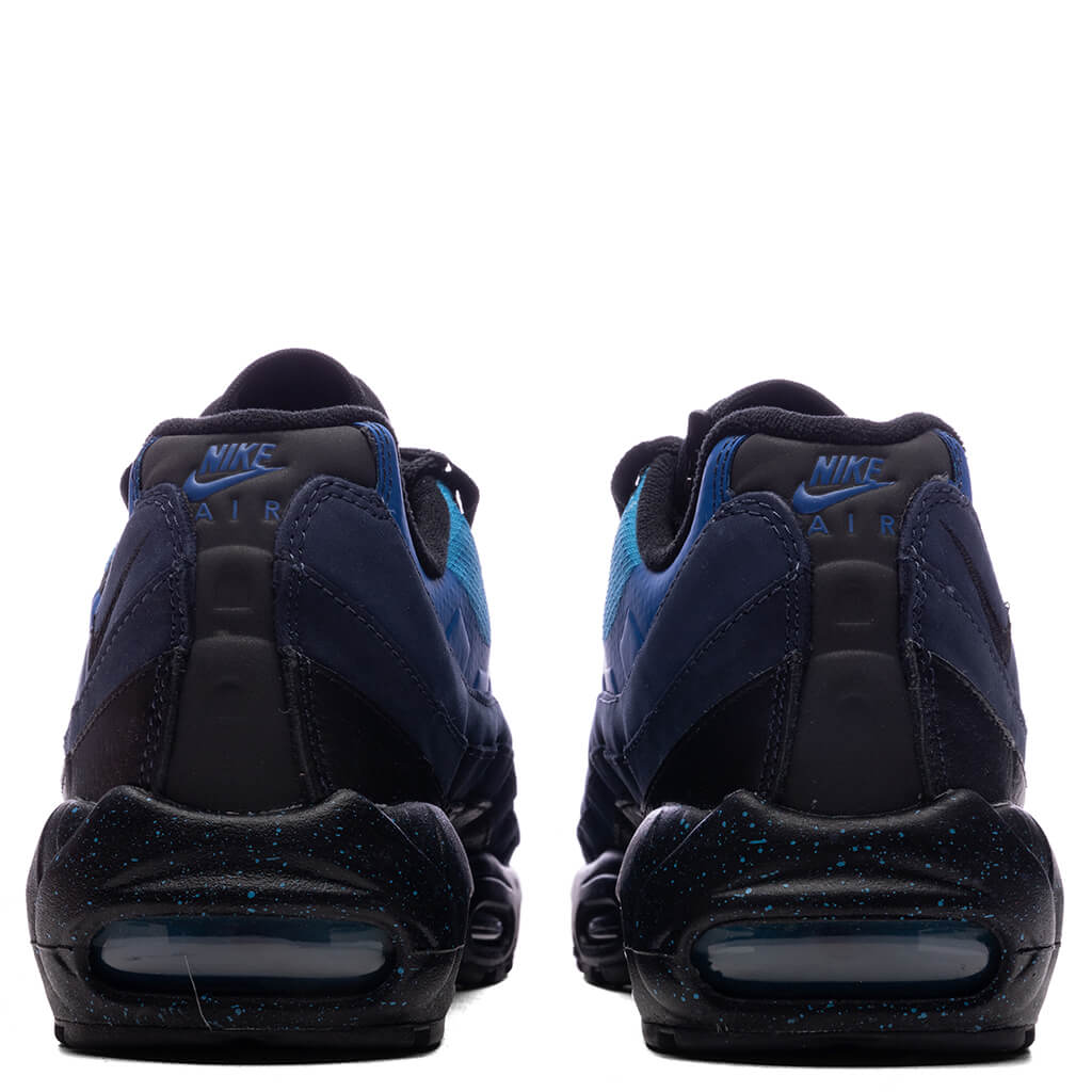 NIke x Stash Air Max 95 Obsidian Black Harbor Blue