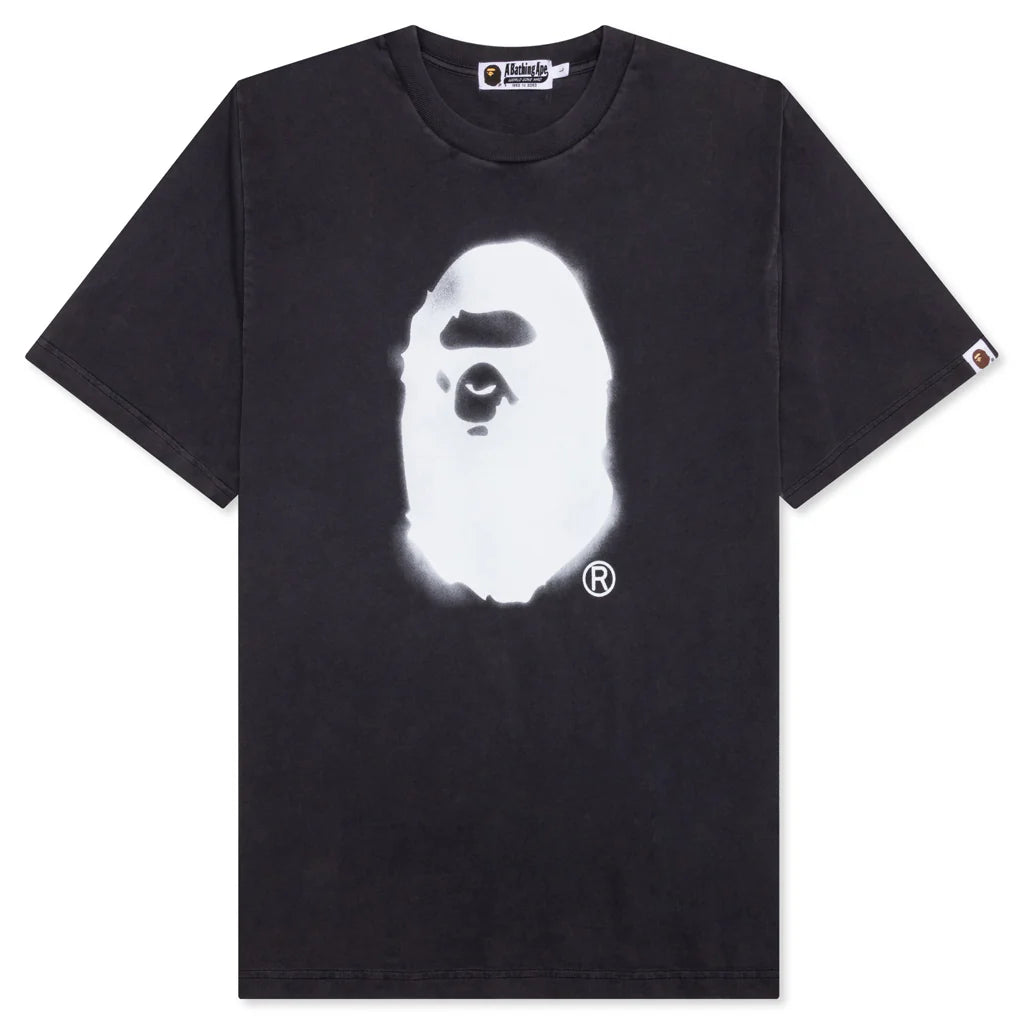Spray Ape Head Tee Black