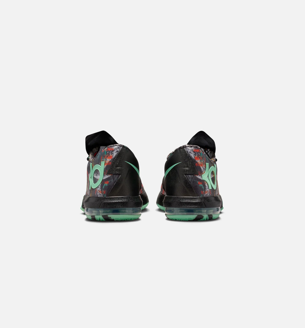 KD 6 All Star Illusion Mens Basketball Shoe Multicolor Green Glow Black