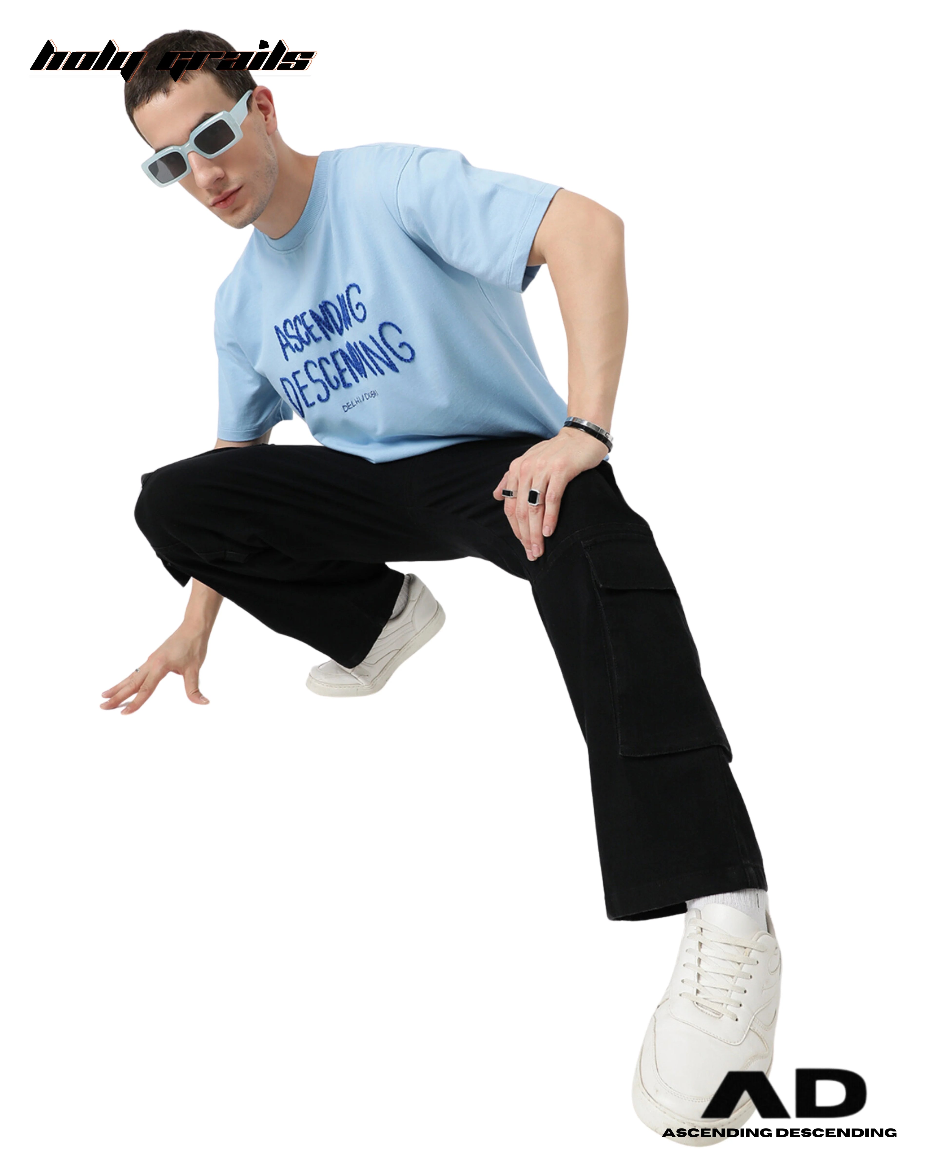 Aari Blue T Shirt HG x Ascending Descending