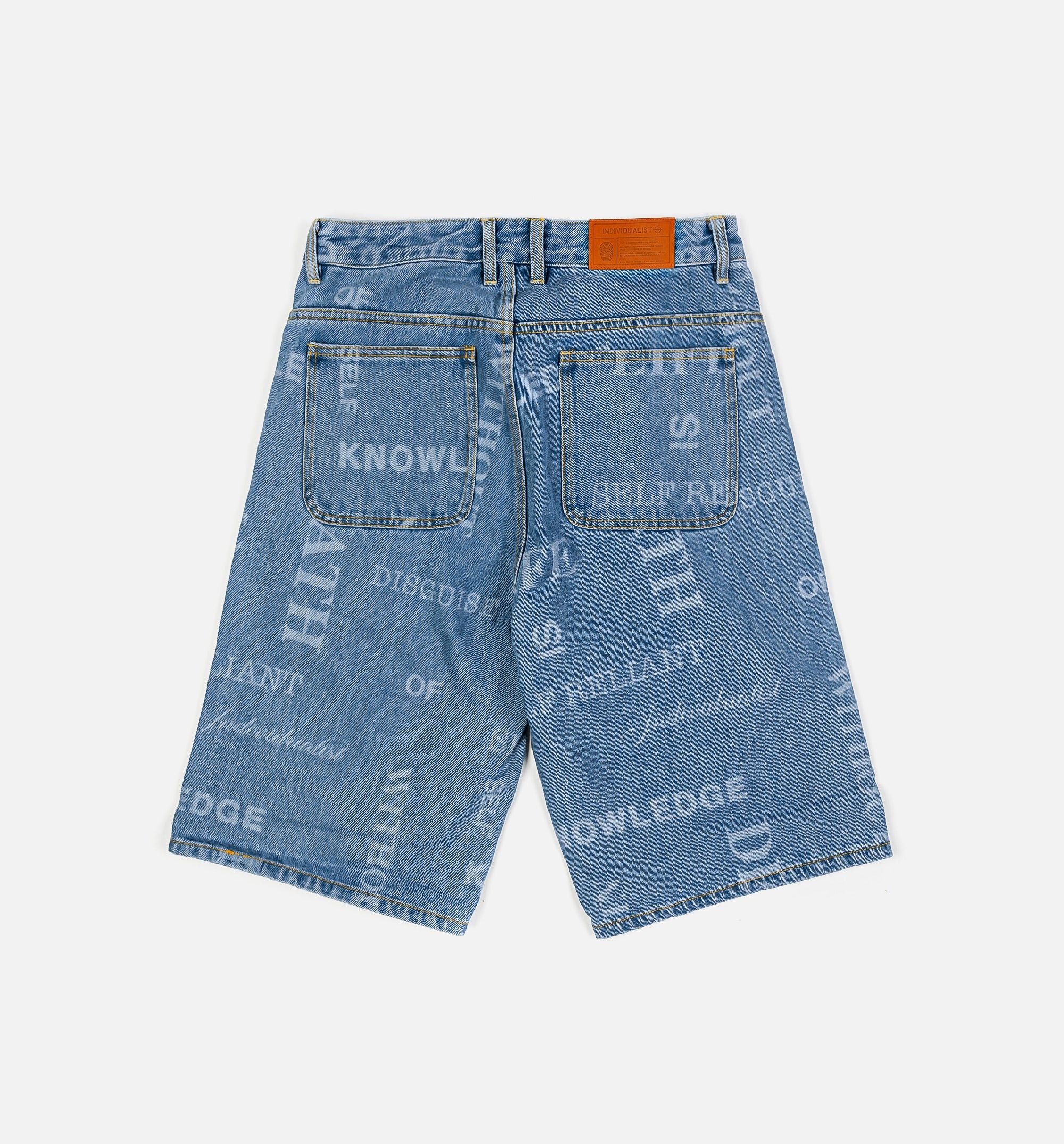 Knowledge Big Denim Mens Short Blue