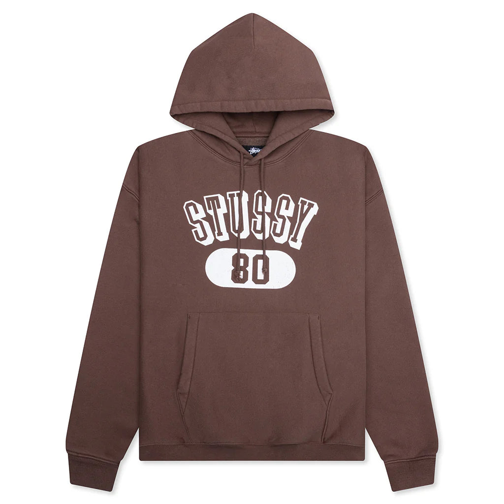 Stussy 80 Relaxed Hood Brown