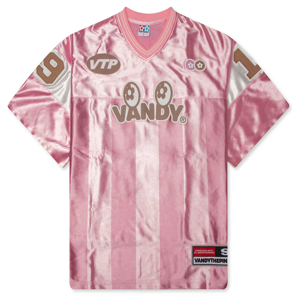 Eye Logo Stripe Jersey Pink