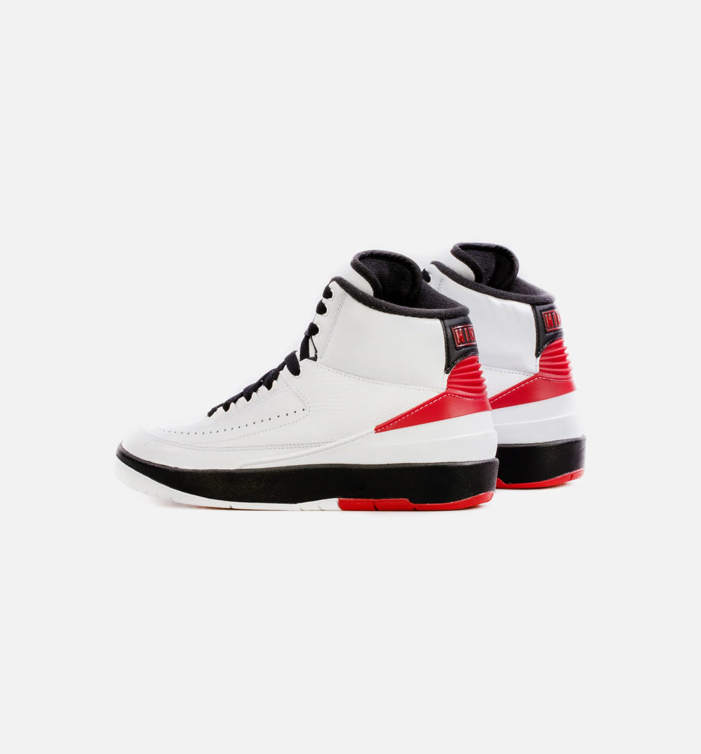Air Jordan 2 Retro Chicago Grade School Lifestyle Shoe White Red