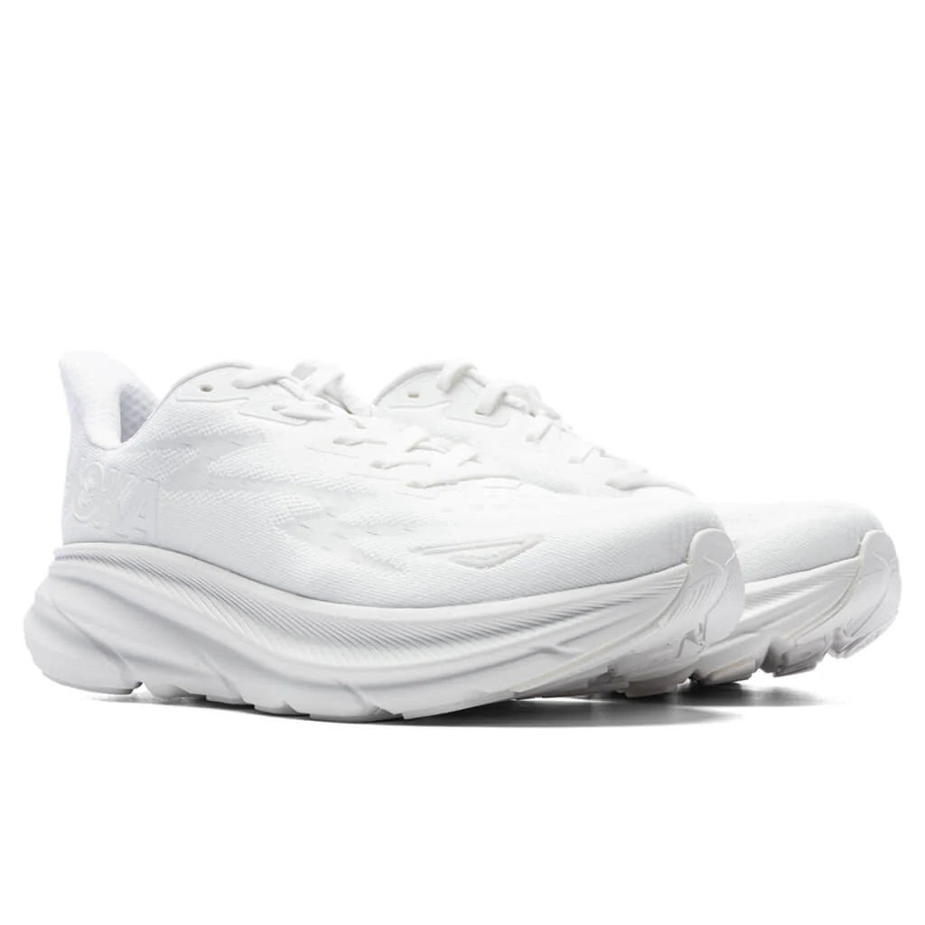 Womens Clifton 9 White White