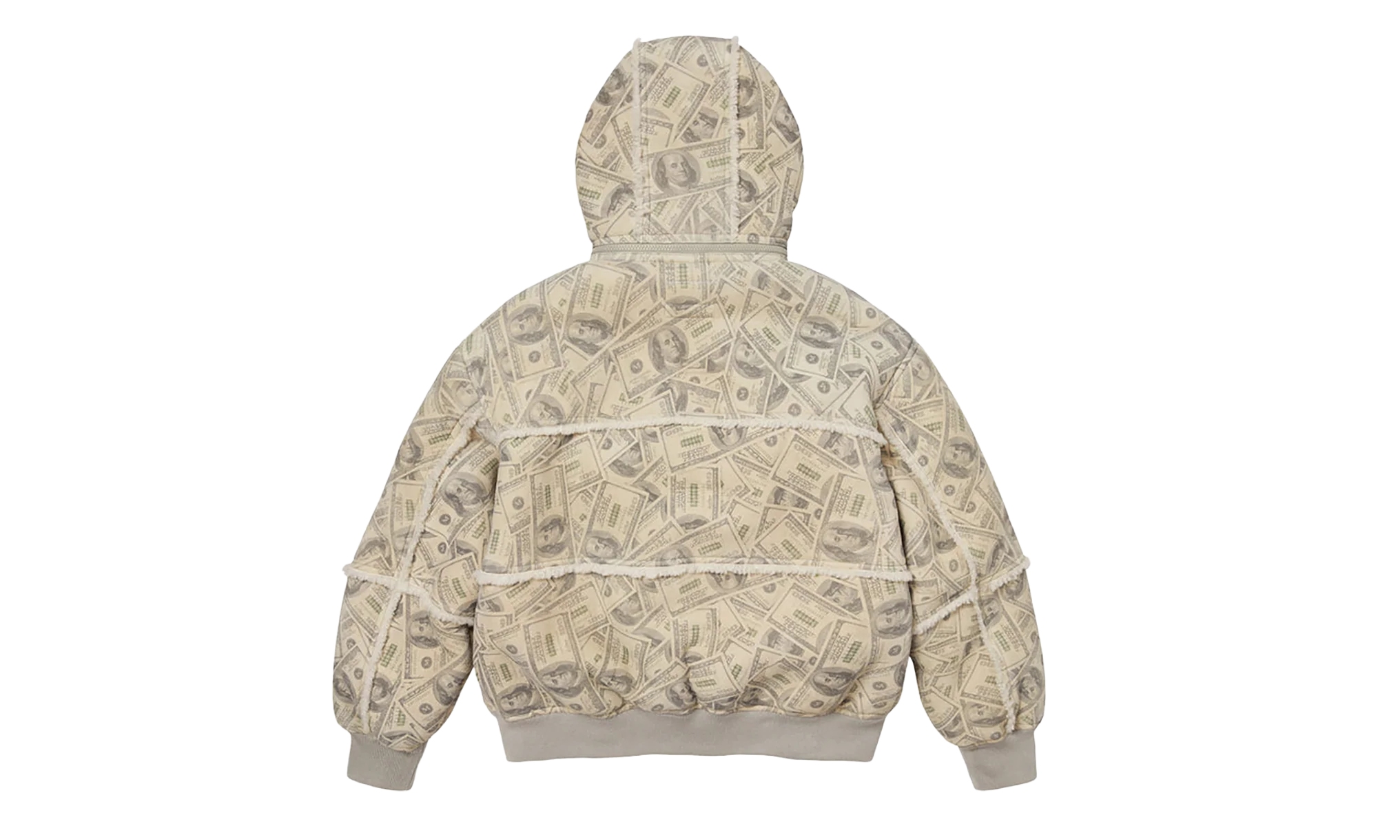MM6 Maison Margiela Shearling Bomber Jacket "SS26 - Money" SU27195