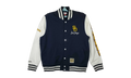 MLB Washed Fleece Varsity Jacket "San Diego Padres - White" JK9077 SDPWHIT