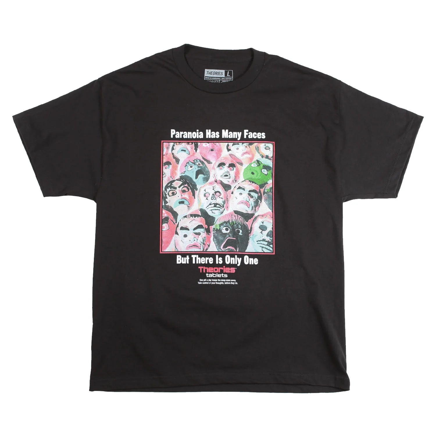 Theories Paranoia Tee Black