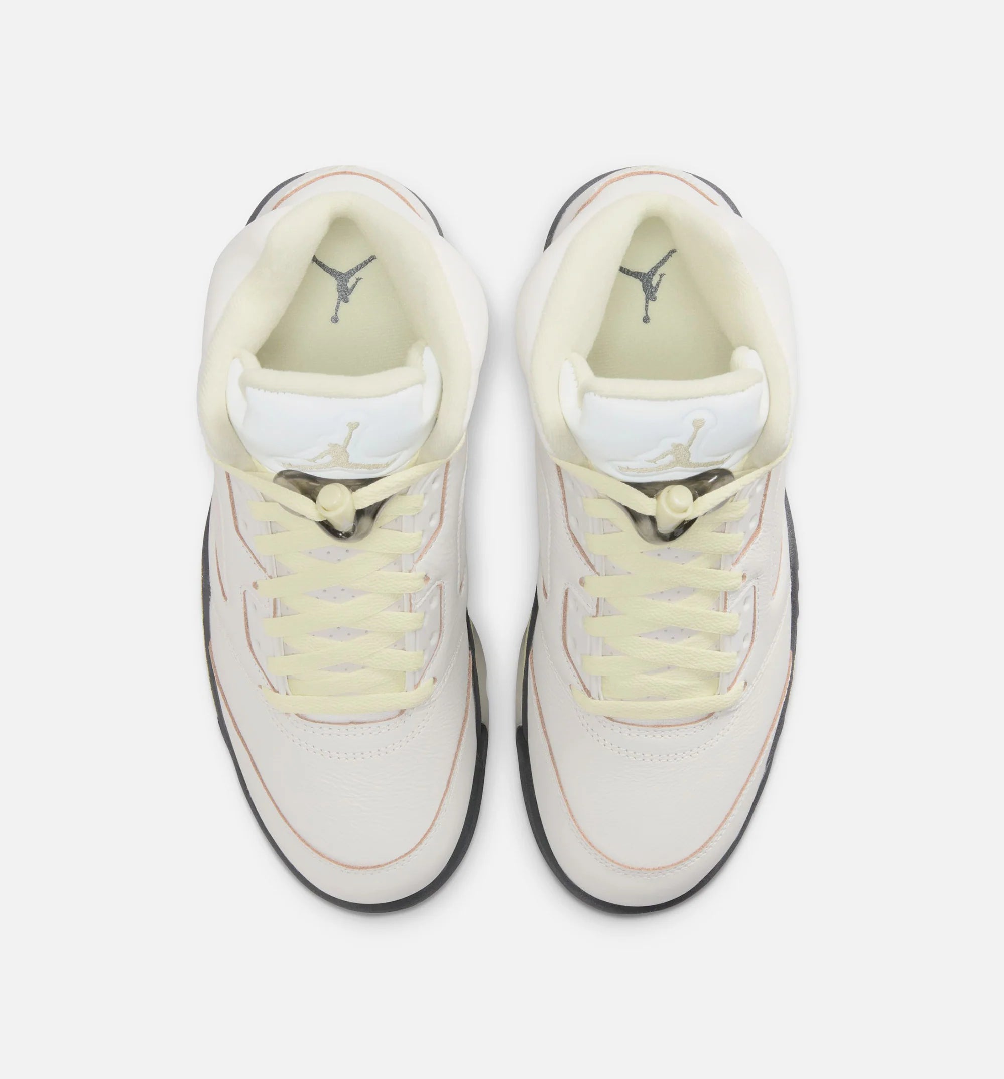 Air Jordan 5 Retro Luminous Green and Sail Womens Lifestyle Shoe Sail Luminous Green Anthracite Free Shipping