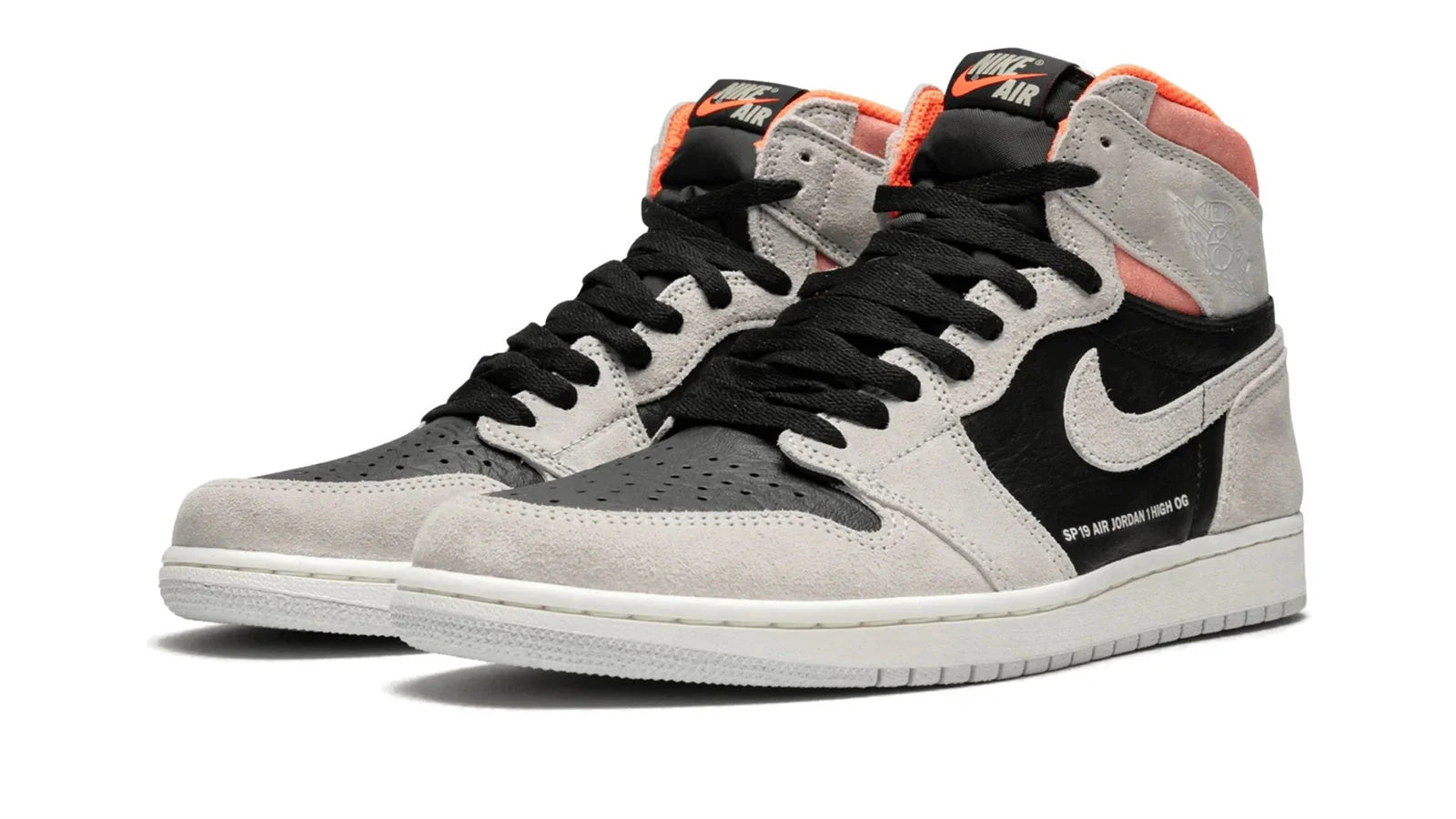 Air Jordan 1 Retro High OG Neutral Grey Hyper Crimson