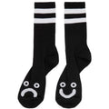Polar Happy Sad Socks Black White