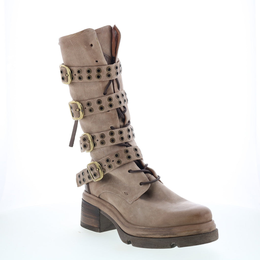 Ellington Womens Brown Leather Zipper Casual Dress Boots