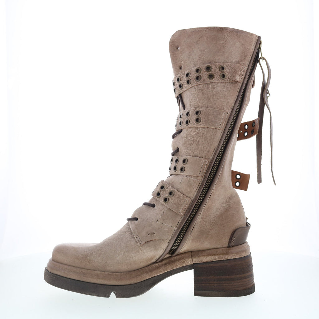 Ellington Womens Brown Leather Zipper Casual Dress Boots
