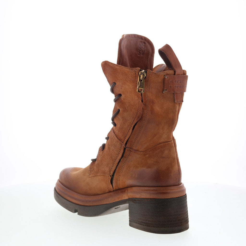 Elvin Womens Brown Suede Lace Up Casual Dress Boots