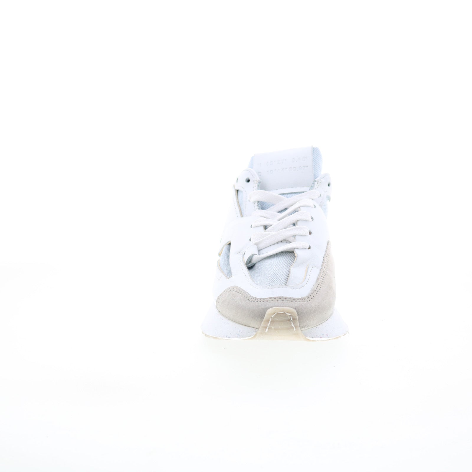 Evander Womens White Synthetic Lace Up Lifestyle Sneakers Shoes