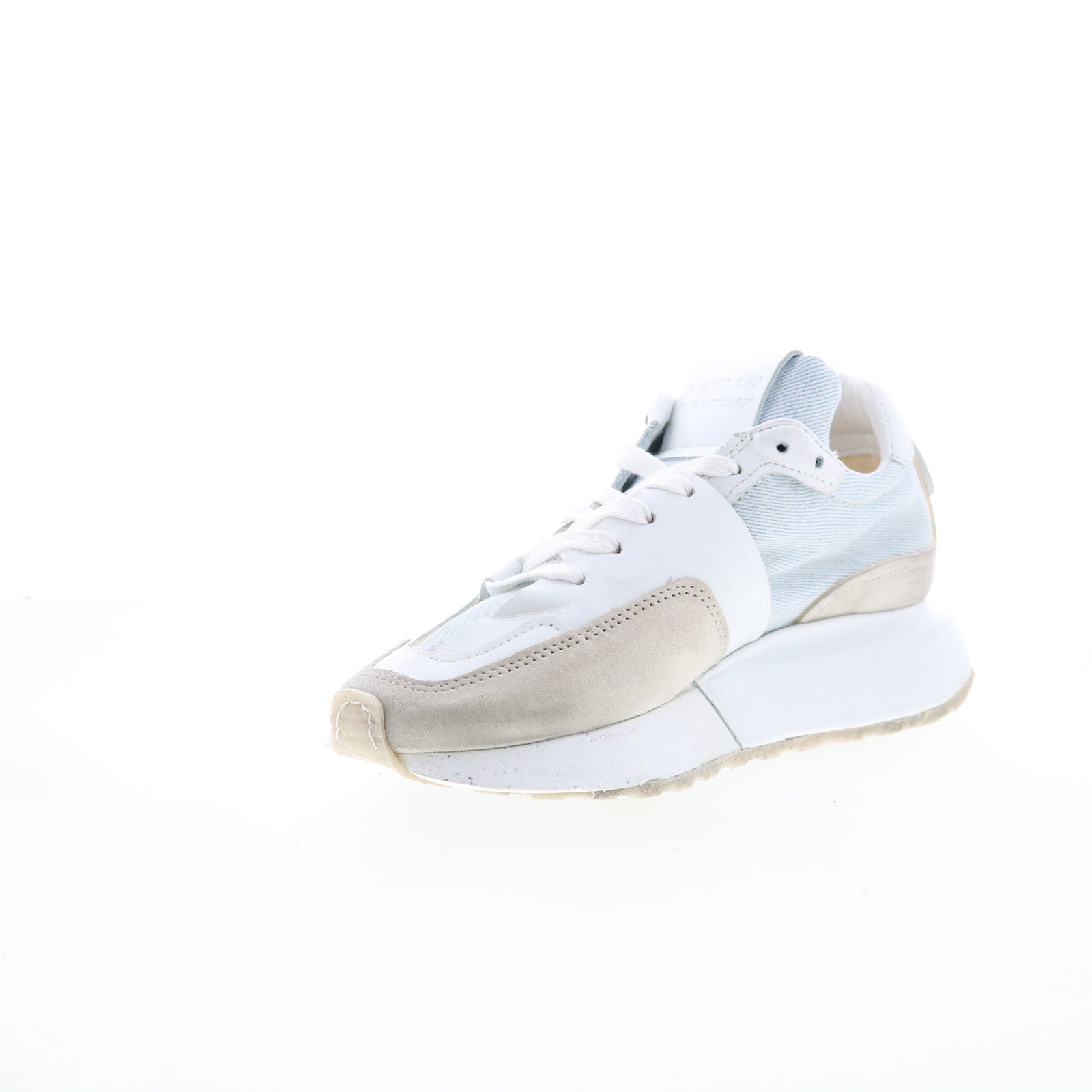 Evander Womens White Synthetic Lace Up Lifestyle Sneakers Shoes