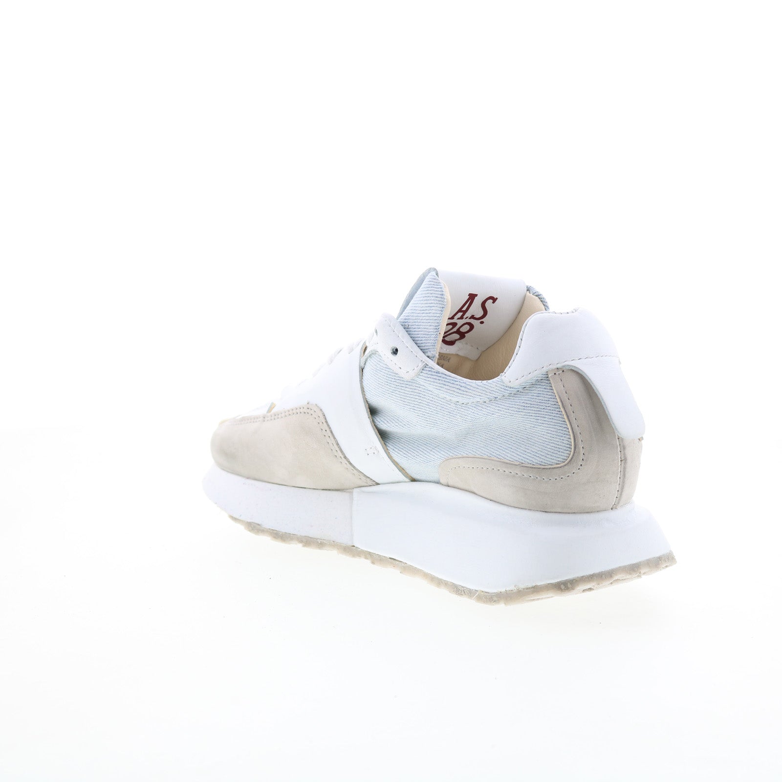 Evander Womens White Synthetic Lace Up Lifestyle Sneakers Shoes